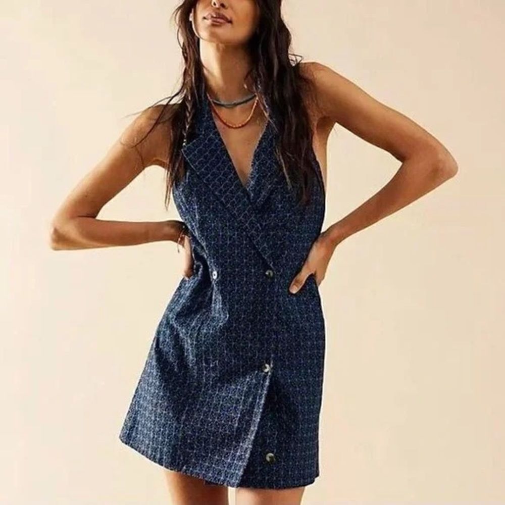 FREE PEOPLE LOUIE BLAZER DRESS